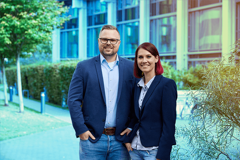 Fabian Geller und Nicole Matzner