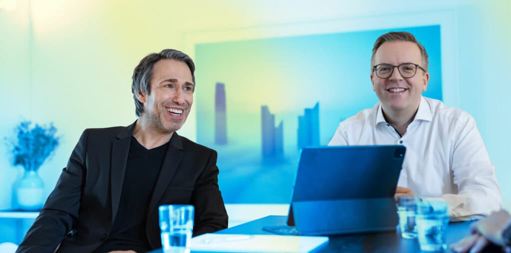 PMPG-Steuerberater Markus Florange und Marcus Vanselow