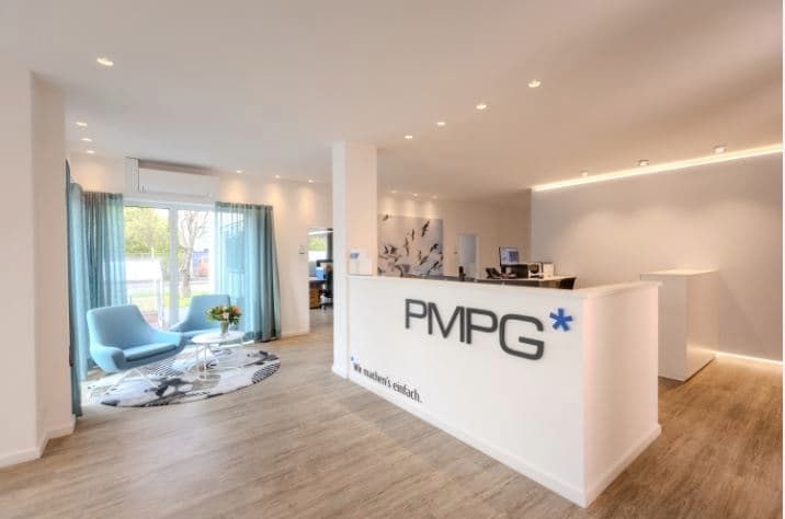 Empfangsbereich am PMPG-Standort Niederkassel
